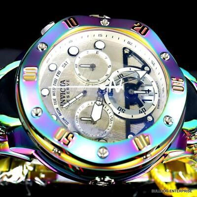 Pre-owned Invicta Reserve Kraken Meteorite Swiss Ronda 5040.n Iridescent Steel Watch