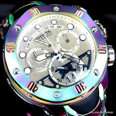 Pre-owned Invicta Reserve Kraken Meteorite Swiss Ronda 5040.n Iridescent Steel Watch