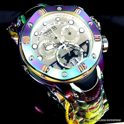 Pre-owned Invicta Reserve Kraken Meteorite Swiss Ronda 5040.n Iridescent Steel Watch