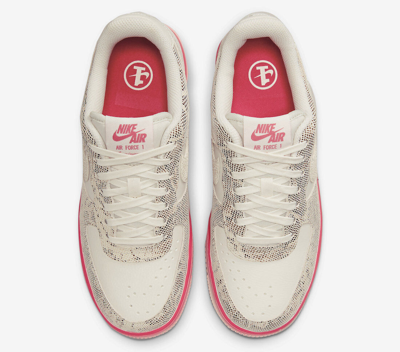 Pre-owned Nike Women's Air Force 1 Low Our Force 1 Snakeskin Dv1031-030 Women's Size In Pink