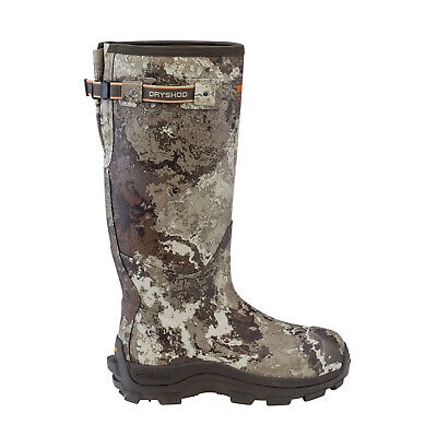 Pre-owned Dryshod Mens Viperstop Snake Gusset Veil Alpine Rubber Hunting Boots