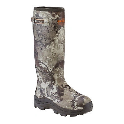 Pre-owned Dryshod Mens Viperstop Snake Gusset Veil Alpine Rubber Hunting Boots