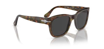 Pre-owned Persol 0po3313s 108/48 Caffe/black Polarized Square Unisex Sunglasses