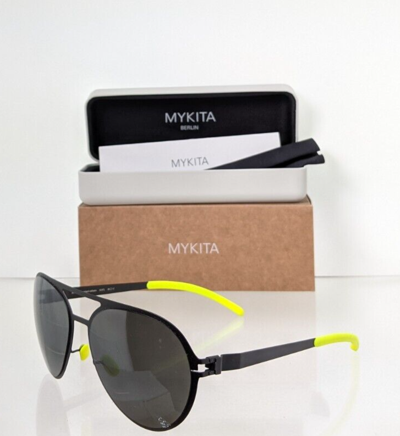 Pre-owned Mykita Brand Authentic  Gustl Col. F25 56mm Matte Black Frame In Gray