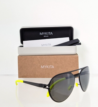 Pre-owned Mykita Brand Authentic  Gustl Col. F25 56mm Matte Black Frame In Gray