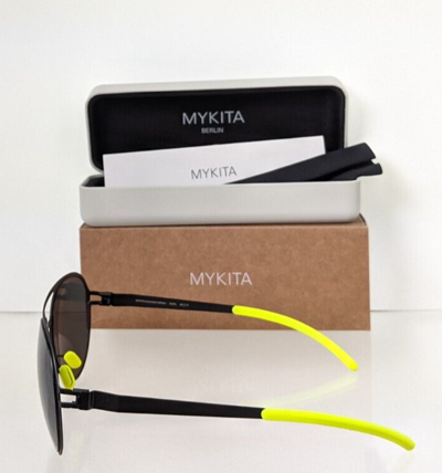 Pre-owned Mykita Brand Authentic  Gustl Col. F25 56mm Matte Black Frame In Gray