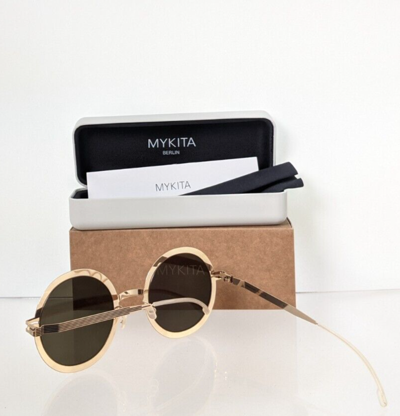 Pre-owned Mykita Brand Authentic  Sunglasses Studio 6.3 Col. 342 53mm In Grey & Gold