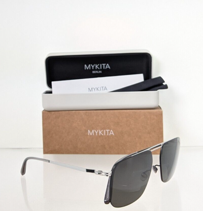Pre-owned Mykita Brand Authentic  Lessrim Raidon Col. 052 57mm Silver Frame In Gray