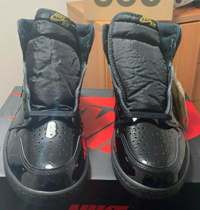 Pre-owned Jordan Nike Men`s Air  1 Retro High Og "metallic Gold" 555088-032 100% Authentic