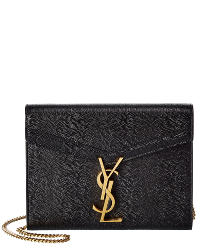Shop Saint Laurent Cassandra Leather Shoulder Bag