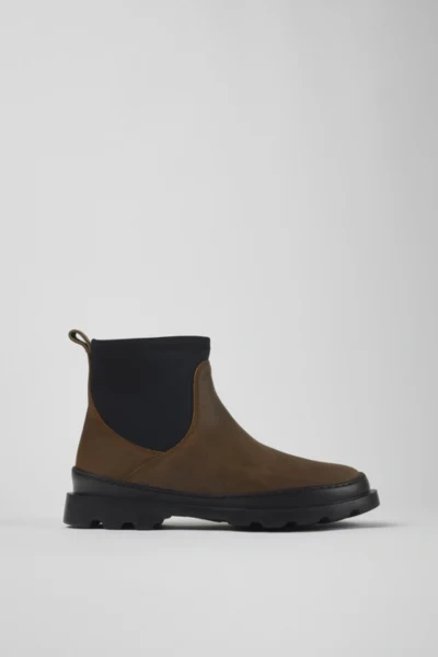 Shop Camper Brutus Leather Chelsea Boot In Brass, Women's At Urban Outfitters