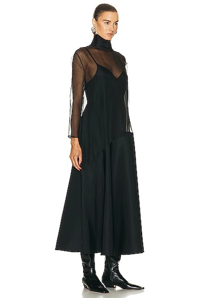 Shop Khaite Bellamy Dress In Black