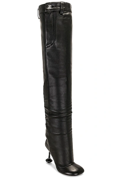 Loewe Toy Panta High Boot In Black