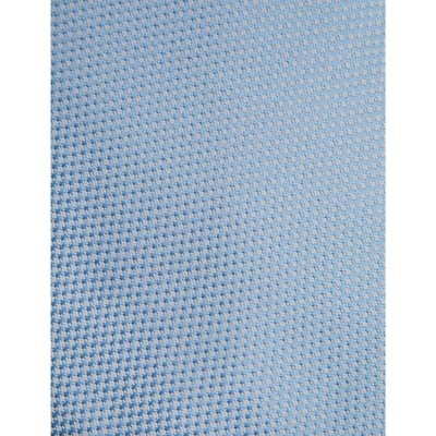 Shop Reiss Men's Soft Blue Ceremony Textured Silk Tie