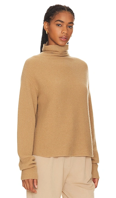 Shop Grey Ven Leland Sweater In Camel