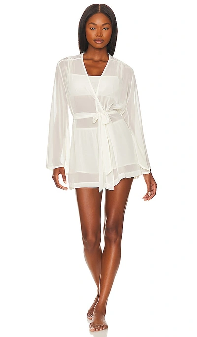 Shop Only Hearts Coucou Lola Angel Sleeve Robe In Creme