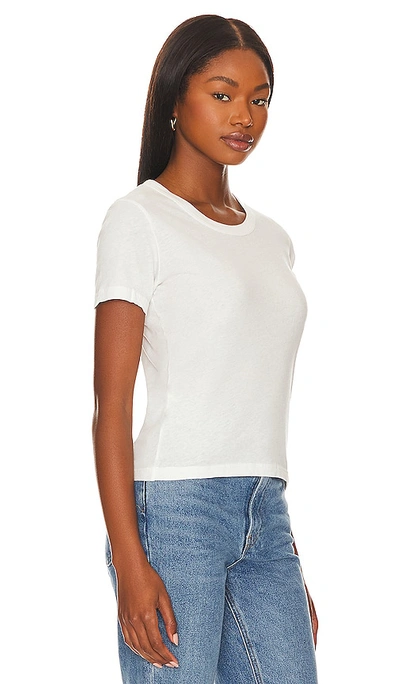 Shop American Vintage Gamipy Cropped Tee In Blanc