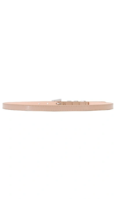 Shop By Far Vic Belt In Taupe