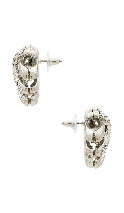 Shop 8 Other Reasons Woven Stud Earring In Silver