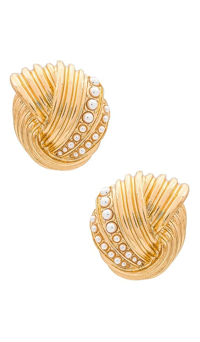 Shop 8 Other Reasons Knotted Stud Earring In Gold