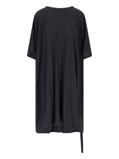 Shop Rick Owens Drkshdw T-shirt Dress In Black  