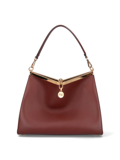 Shop Etro 'vela' Large Shoulder Bag In Brown