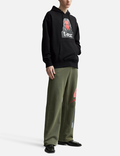 X-girl × T-rex Sweat Hoodie In Black