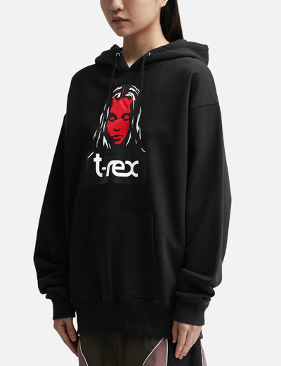 X-girl × T-rex Sweat Hoodie In Black