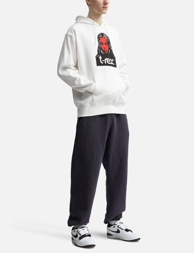 X-girl × T-rex Sweat Hoodie In White