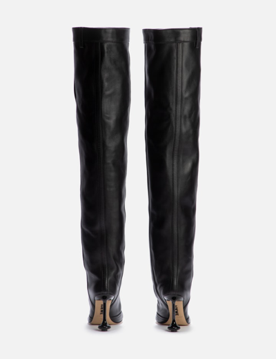 Shop Loewe Toy Over The Knee Boots In Black