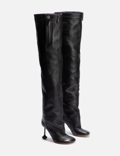 Loewe Toy Panta High Boot In Black