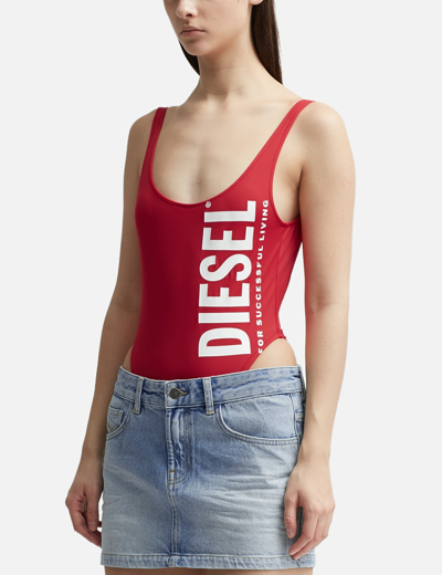 Shop Diesel Bfsw-pamela Swimsuit In Red