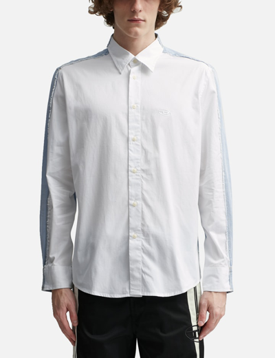 Shop Diesel S-warh Shirt In White