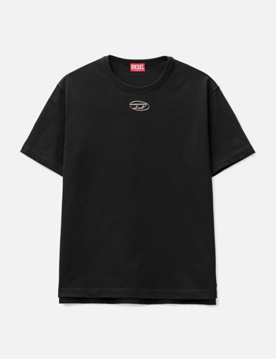 Shop Diesel T-just-od T-shirt In Black