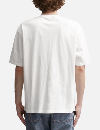 Shop Diesel T-strapoval T-shirt In White