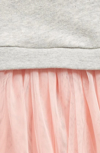 Shop Tucker + Tate Long Sleeve Tutu Dress In Grey Light Heather- Pink
