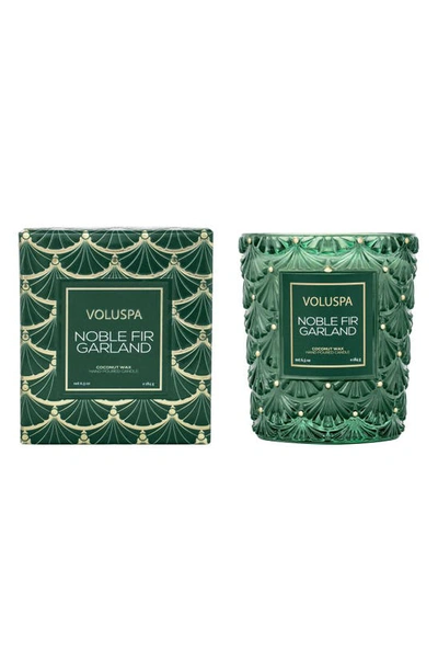 Voluspa Holiday Noble Fir Garland 5-wick Hearth Candle In Noble Fir Garland
