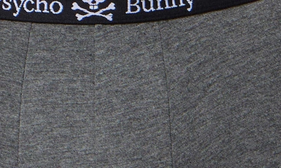 Shop Psycho Bunny 2-pack Stretch Cotton & Modal Boxer Briefs In Mixed Grey Black