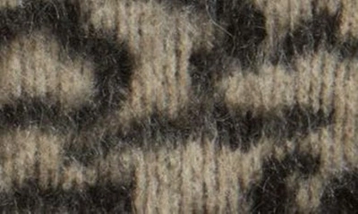 Shop Frame Abstract Jacquard Crewneck Sweater In Bone Multi
