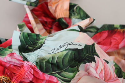 Shop Dolce & Gabbana Multicolor Floral Print Sleeveless Tank Women's Top