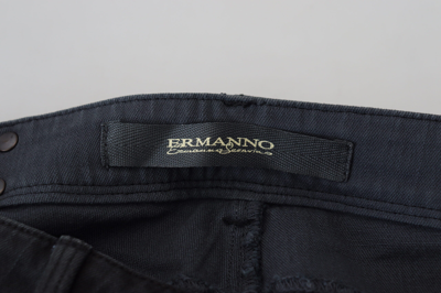 Shop Ermanno Scervino Black Cotton Slim Fit Women Denim Women's Jeans