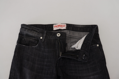 Shop Fiorucci Black Cotton Low Waist Skinny Women Casual Women's Jeans