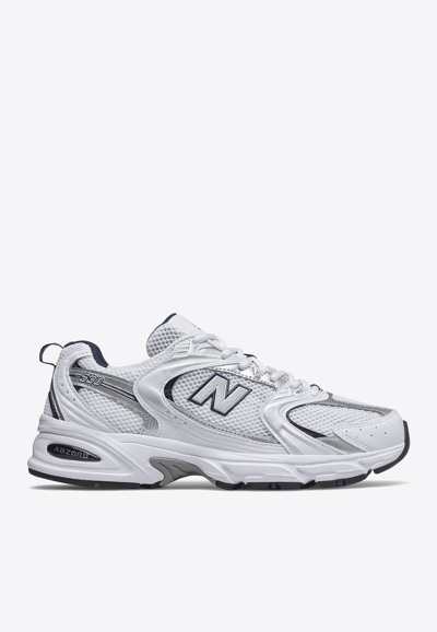 Shop New Balance 530 Low-top Sneakers In White With Natural Indigo