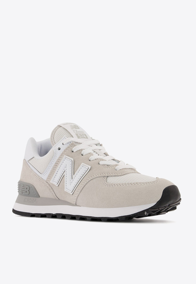 New Balance Streamlined Mesh Sneakers With Reinforced Rubber Outsole In Gray