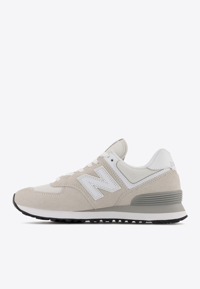 New Balance Streamlined Mesh Sneakers With Reinforced Rubber Outsole In Gray