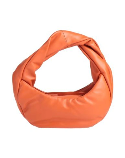 Shop Ree Projects Woman Handbag Orange Size - Soft Leather