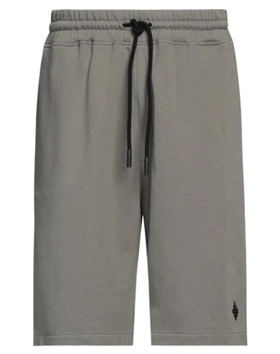 Shop Marcelo Burlon County Of Milan Marcelo Burlon Man Shorts & Bermuda Shorts Sage Green Size S Cotton, Polyester