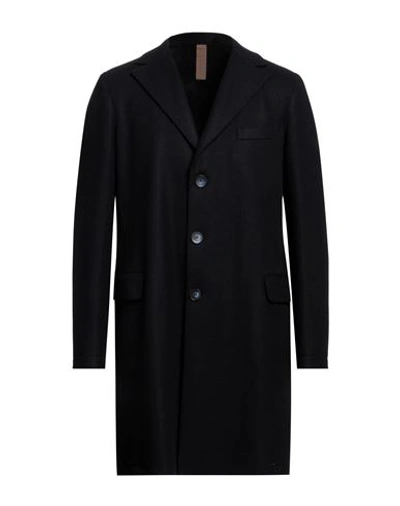 Shop Straf Man Coat Midnight Blue Size 42 Polyester, Acrylic, Wool