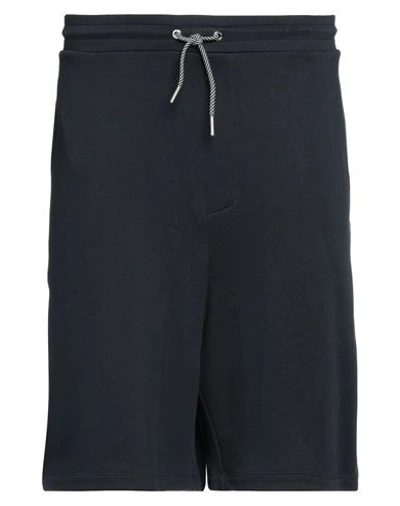 Shop Armani Exchange Man Shorts & Bermuda Shorts Navy Blue Size Xs Cotton