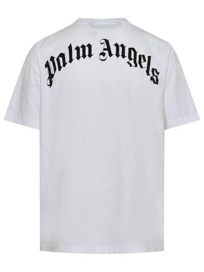 Shop Palm Angels Man T-shirt Pa Bear In White